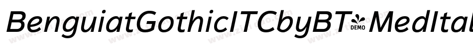 BenguiatGothicITCbyBT-MedItal字体转换