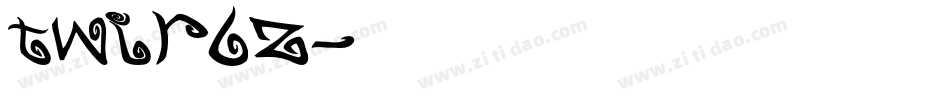 TWIRLZ字体转换