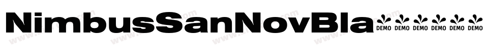 NimbusSanNovBla字体转换
