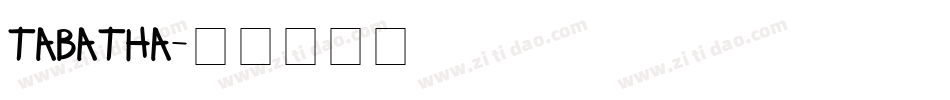 TABATHA字体转换