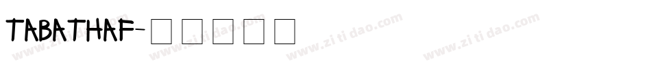 TABATHAF字体转换