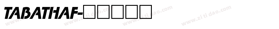 TABATHAF字体转换