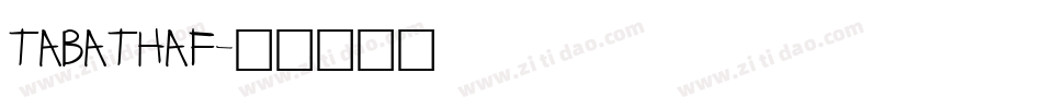 TABATHAF字体转换
