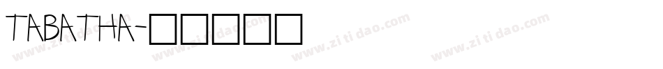 TABATHA字体转换