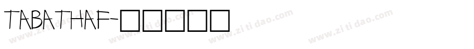 TABATHAF字体转换