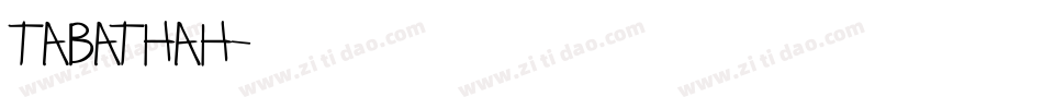 TABATHAH字体转换