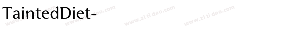 TaintedDiet字体转换