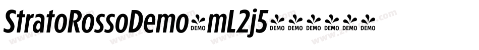 StratoRossoDemo-mL2j5字体转换