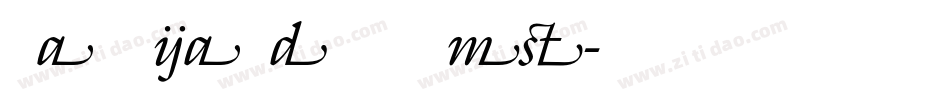 GalliardITCRmS字体转换