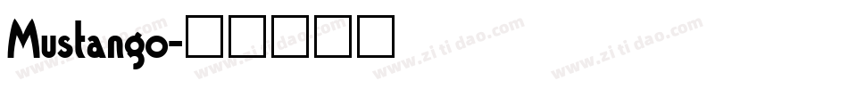 Mustango字体转换
