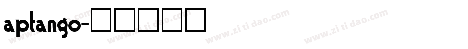 aptango字体转换