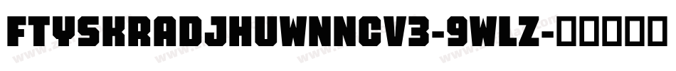 FtySkradjhuwnNcv3-9WLZ字体转换