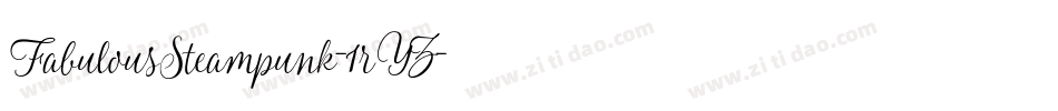 FabulousSteampunk-1rYZ字体转换