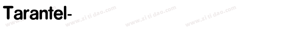 Tarantel字体转换