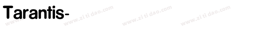 Tarantis字体转换
