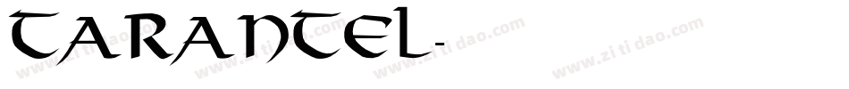 Tarantel字体转换