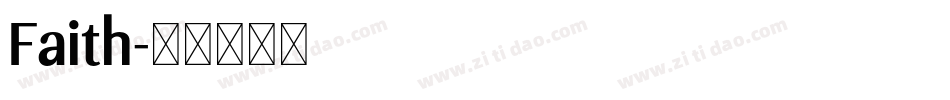 Faith字体转换
