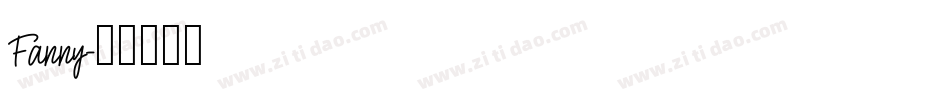 Fanny字体转换