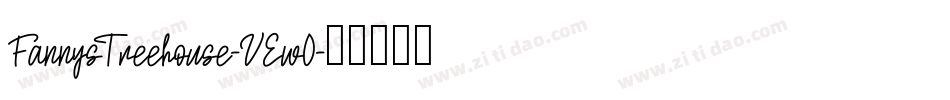 FannysTreehouse-VEw0字体转换