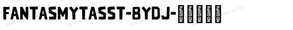 FantasmytasSt-8YDJ字体转换