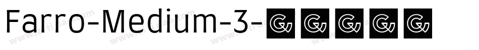 Farro-Medium-3字体转换