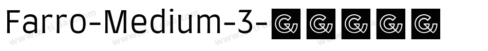 Farro-Medium-3字体转换