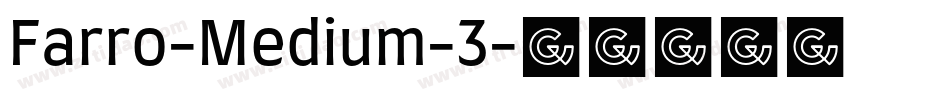 Farro-Medium-3字体转换