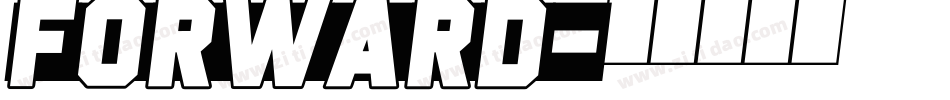 FORWARD字体转换