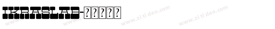 IkraSlab字体转换