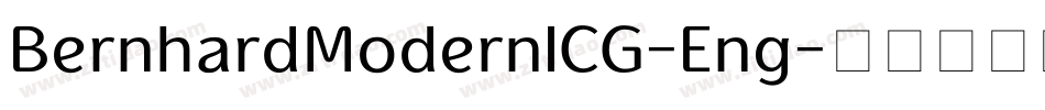 BernhardModernICG-Eng字体转换
