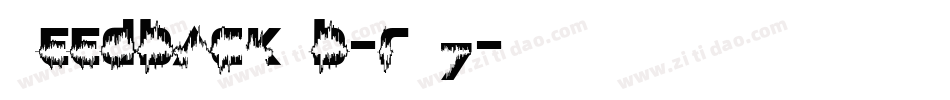 FeedbackBb-rZ7字体转换