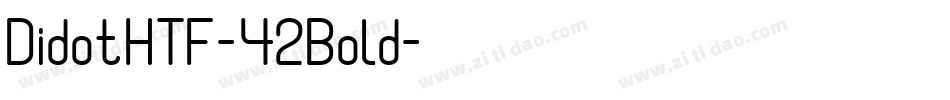 DidotHTF-42Bold字体转换