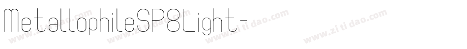 MetallophileSP8Light字体转换