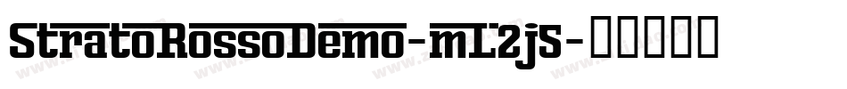 StratoRossoDemo-mL2j5字体转换