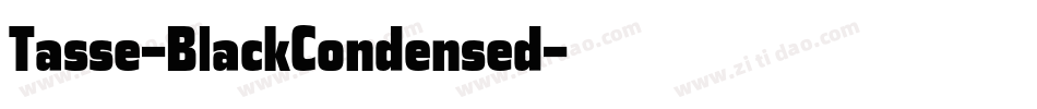 Tasse-BlackCondensed字体转换