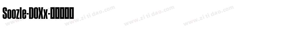 Soozle-DOXx字体转换