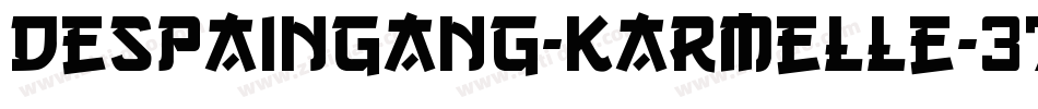 DespainGang-Karmelle-37字体转换