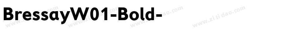BressayW01-Bold字体转换