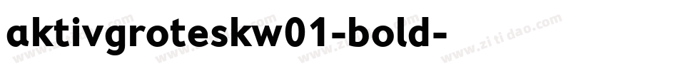 aktivgroteskw01-bold字体转换