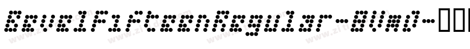 BevelFifteenRegular-8Vm0字体转换