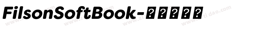 FilsonSoftBook字体转换