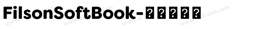 FilsonSoftBook字体转换