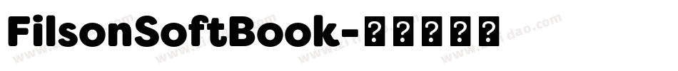 FilsonSoftBook字体转换