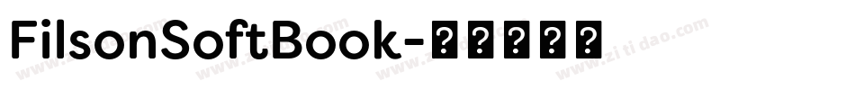 FilsonSoftBook字体转换