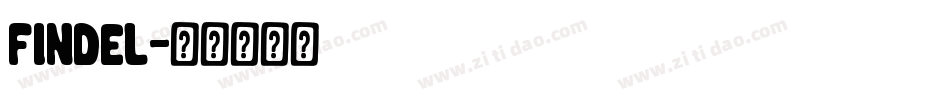 FINDEL字体转换