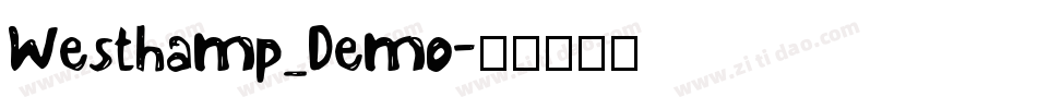 Westhamp_Demo字体转换