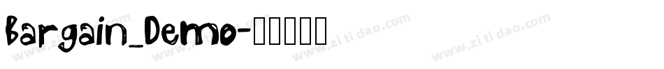 Bargain_Demo字体转换
