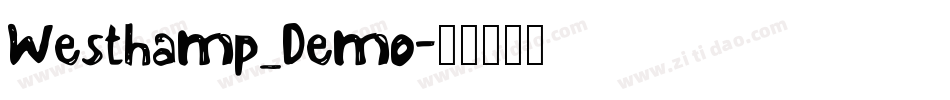 Westhamp_Demo字体转换