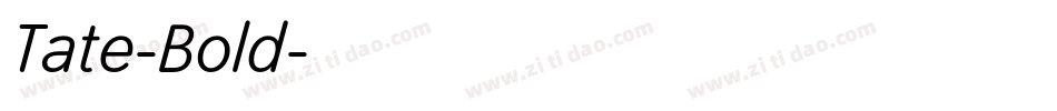 Tate-Bold字体转换