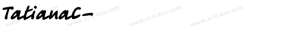 TatianaC字体转换